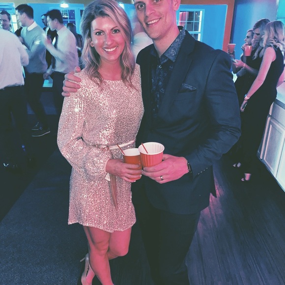 Champagne Sequence Dress - Picture 3 of 3